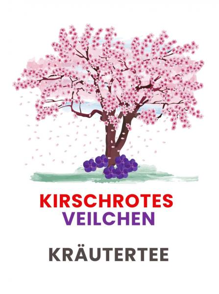 Kirschrotes Veilchen | Kirsch Veilchen | Kräutertee